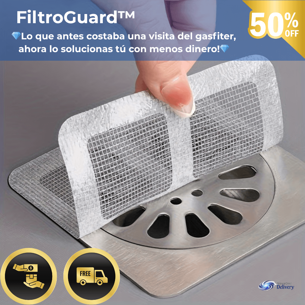 FiltroGuard™ 10 soluciones por menos de lo que cuesta una visita del gasfiter