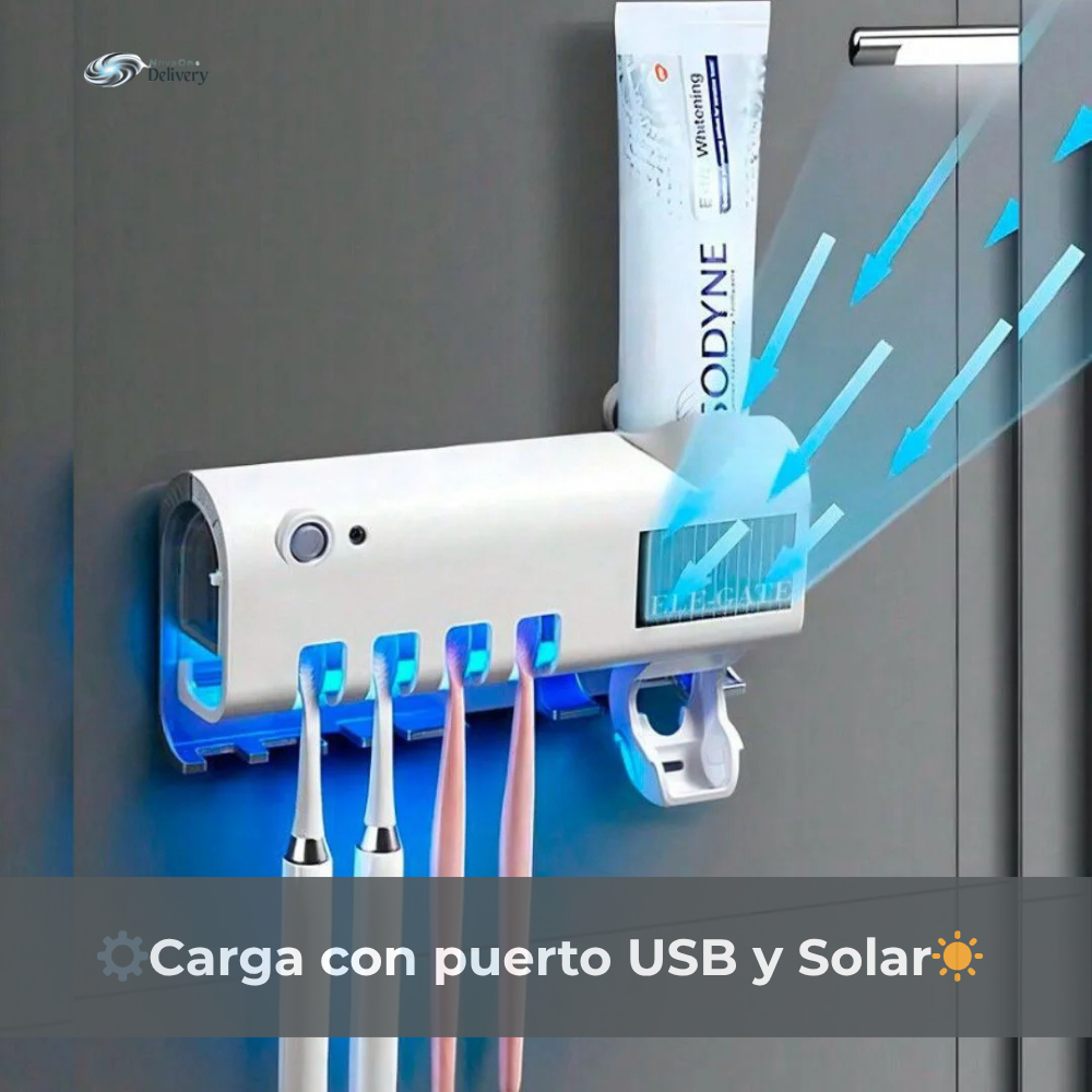StopBac™ Soporte con Tecnología UV de Cepillos