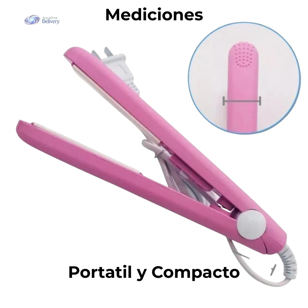 Mini Alisadora ProTrip Styler™ – Alisa y ondula en cualquier momento