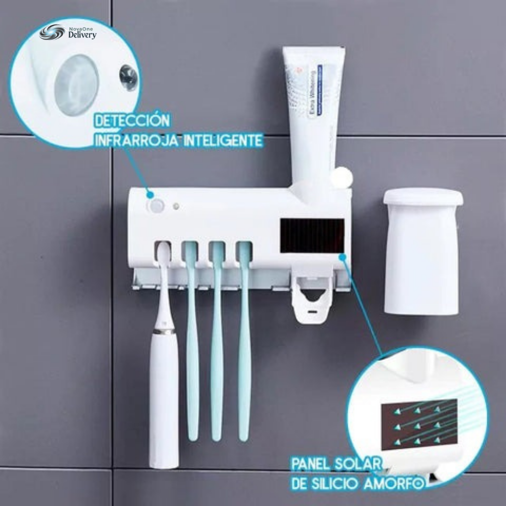 StopBac™ Soporte con Tecnología UV de Cepillos