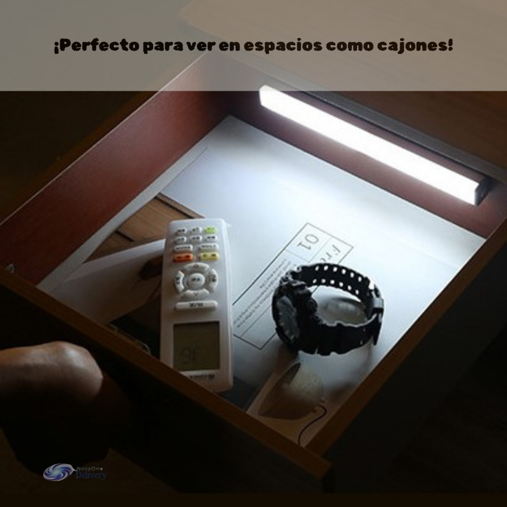 Luz Led Barra Con Sensor Movimiento 30cm