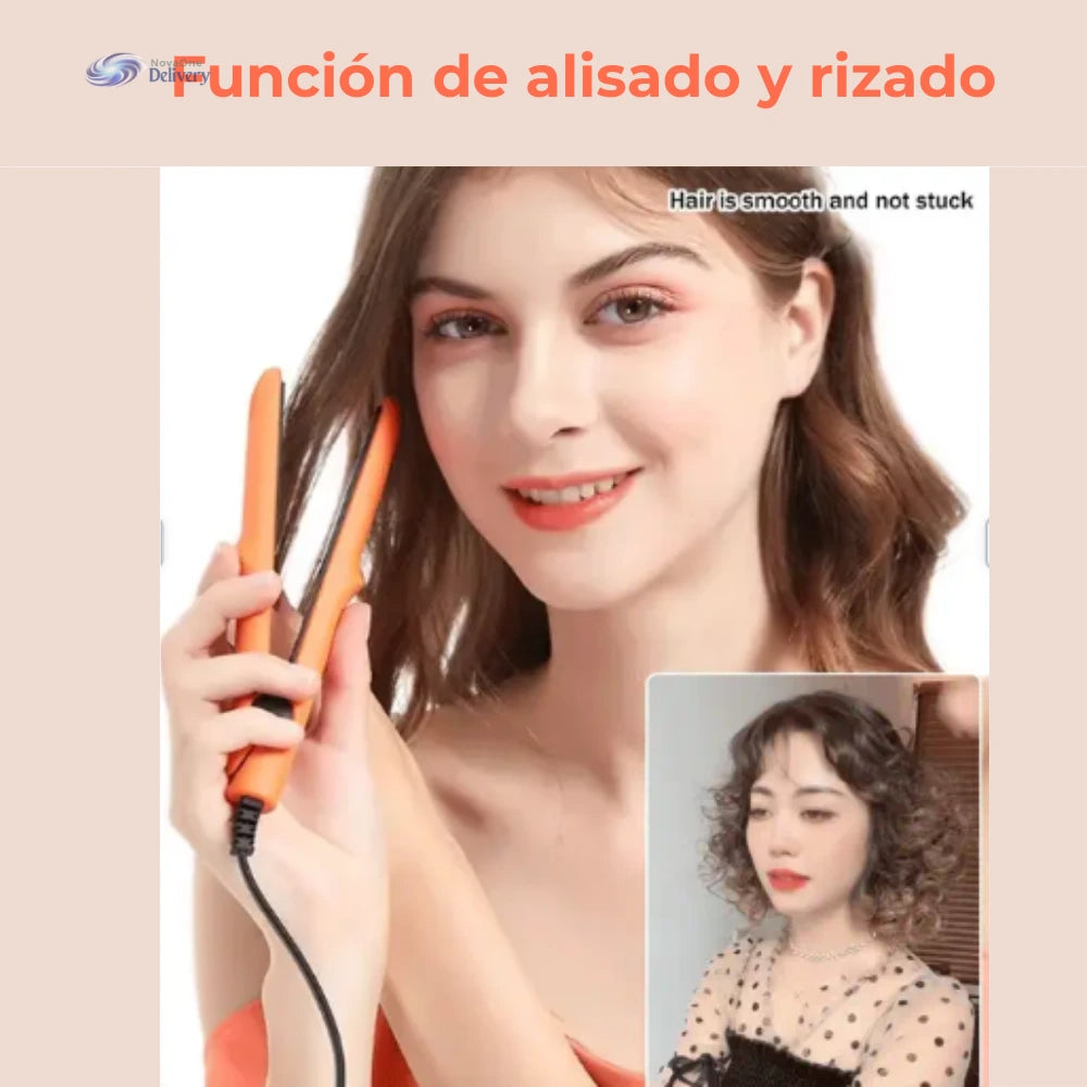 Mini Alisadora ProTrip Styler™ – Alisa y ondula en cualquier momento