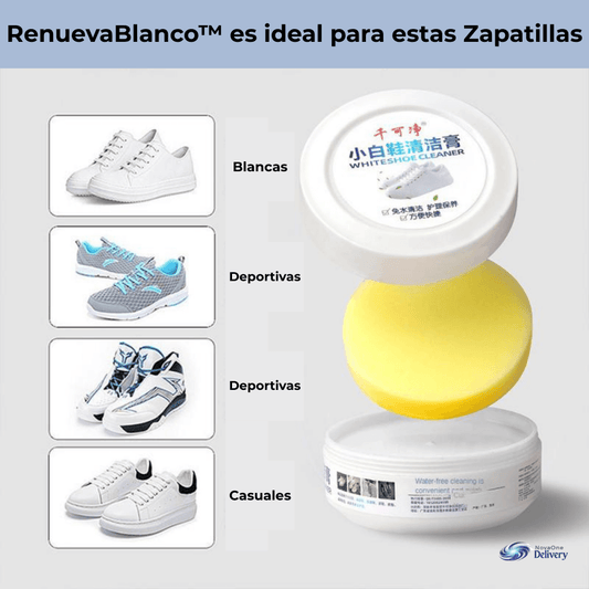 RenuevaBlanco™ Vuelve a ponerte tus zapatillas favoritas
