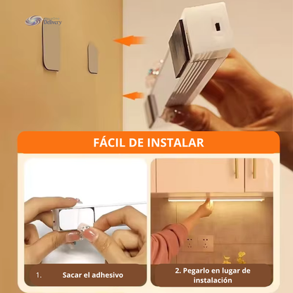 Luz Led Barra Con Sensor Movimiento 30cm