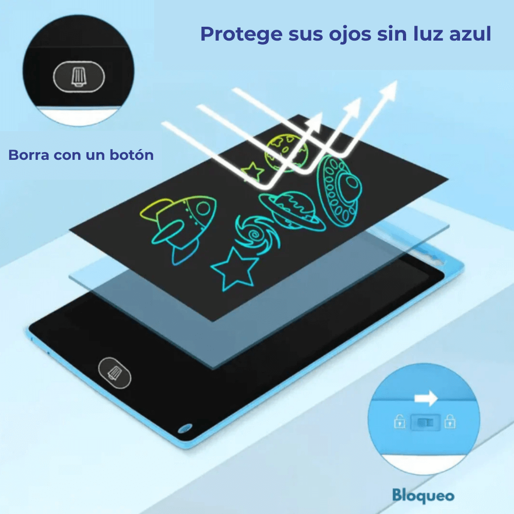 Pizarra Mágica LCD Horas de imaginación sin pantallas