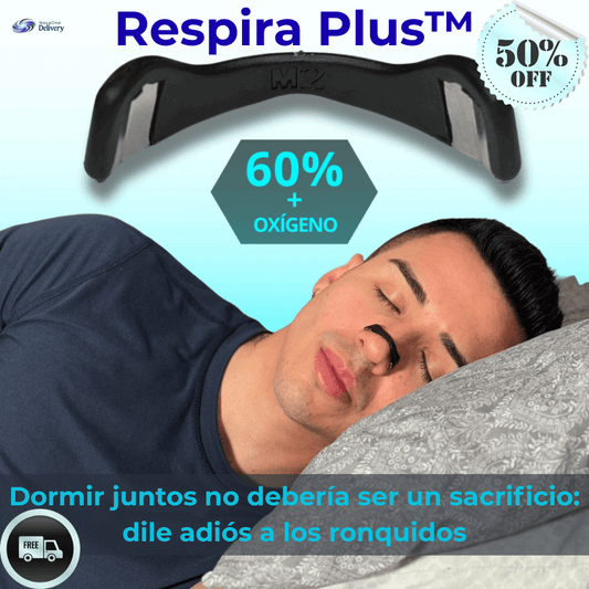 BANDA NASAL RespiraPlus™ – Mejora el flujo de aire – Parejas descansando tranquilas desde el primer uso