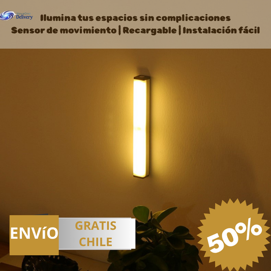 Luz Led Barra Con Sensor Movimiento 30cm